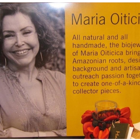 Maria Oiticica REAL Jarina SEED Brazilian Bracelet - Picture 3 of 5